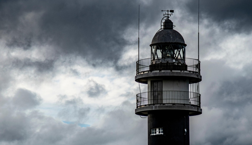 lighthouse by the sea
